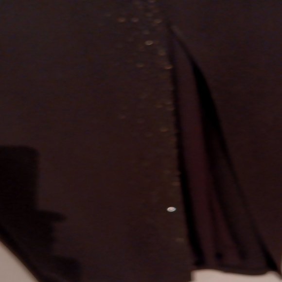 •	Dollar One Shoulder Front Slit Black with Decorative Highlights Size Medium - Picture 8 of 9